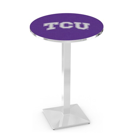 Holland Bar Stool Co 36" Chrome TCU Pub Table L217C3628TexChr